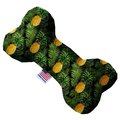 Mirage Pet Products Pineapples in Paradise 6 in. Stuffing Free Bone Dog Toy 1252-SFTYBN6